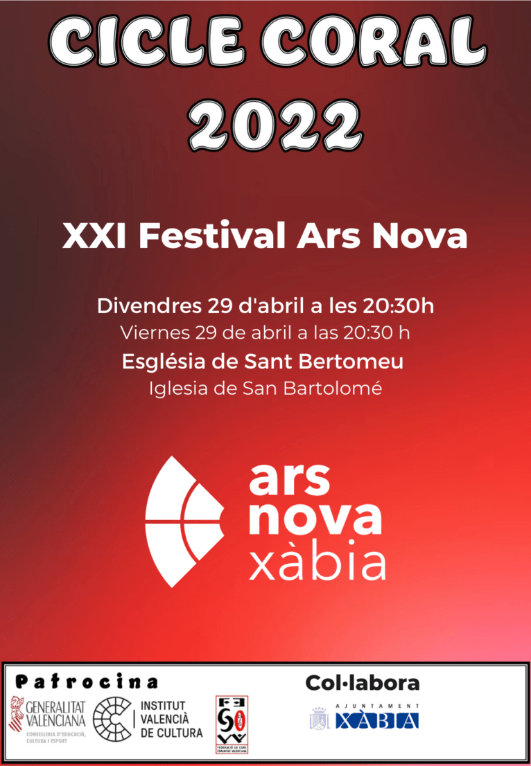 Cartell XXI Festival Ars Nova