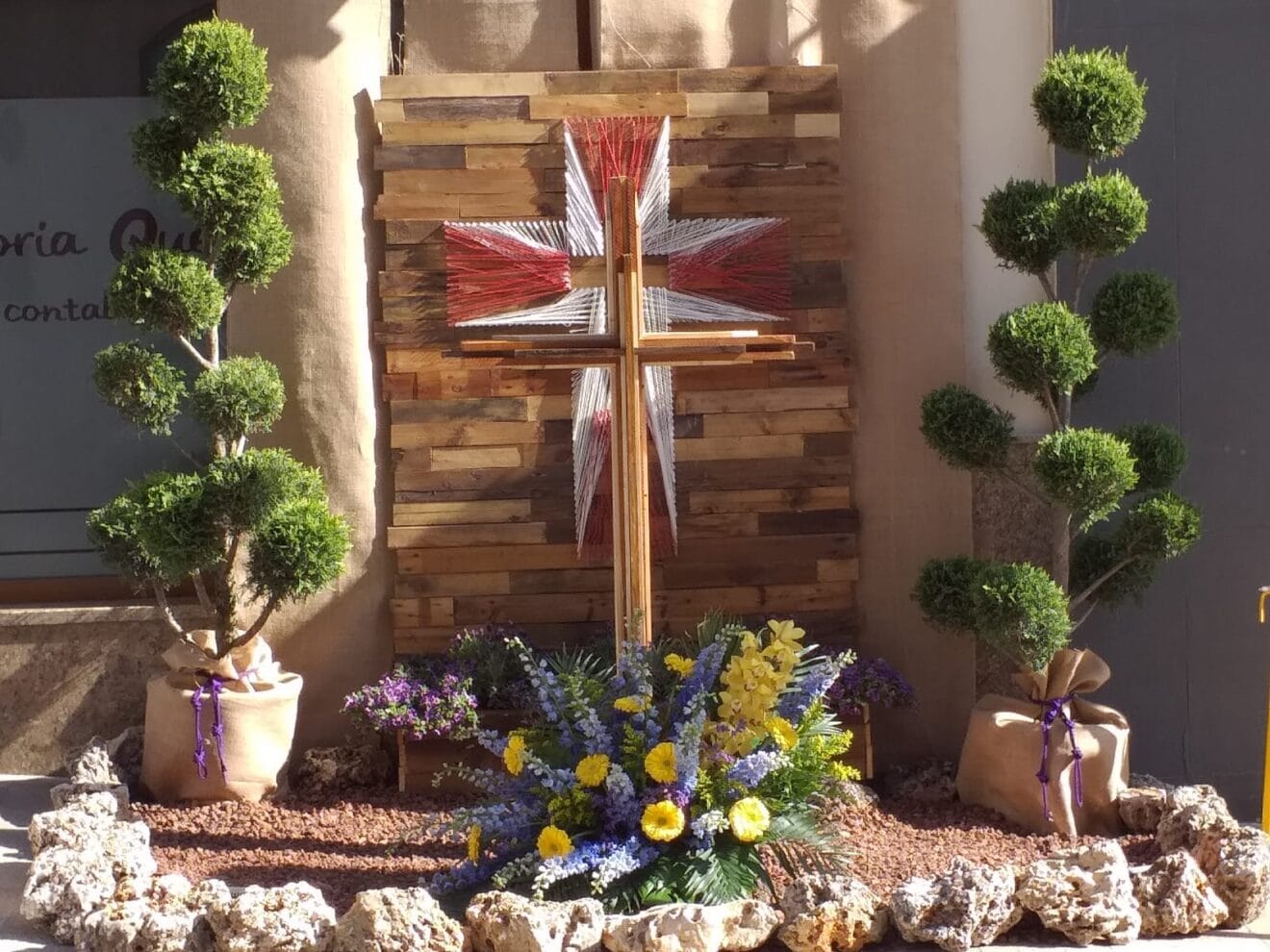 Cruces de mayo en las fiestas de Nazareno de Xàbia