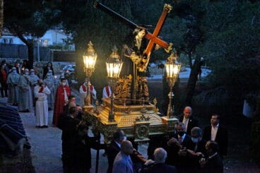 Imagen de Jesús Nazareno en la procesión