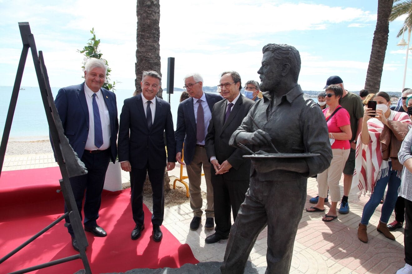 Inauguración de la escultura de Joaquín Sorolla en el paseo marítimo de Xàbia (14)