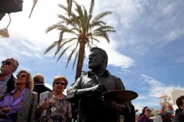 Inauguración de la escultura de Joaquín Sorolla en el paseo marítimo de Xàbia (20)