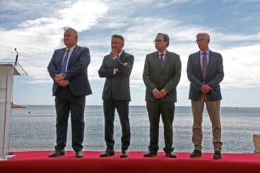 Inauguración de la escultura de Joaquín Sorolla en el paseo marítimo de Xàbia (3)