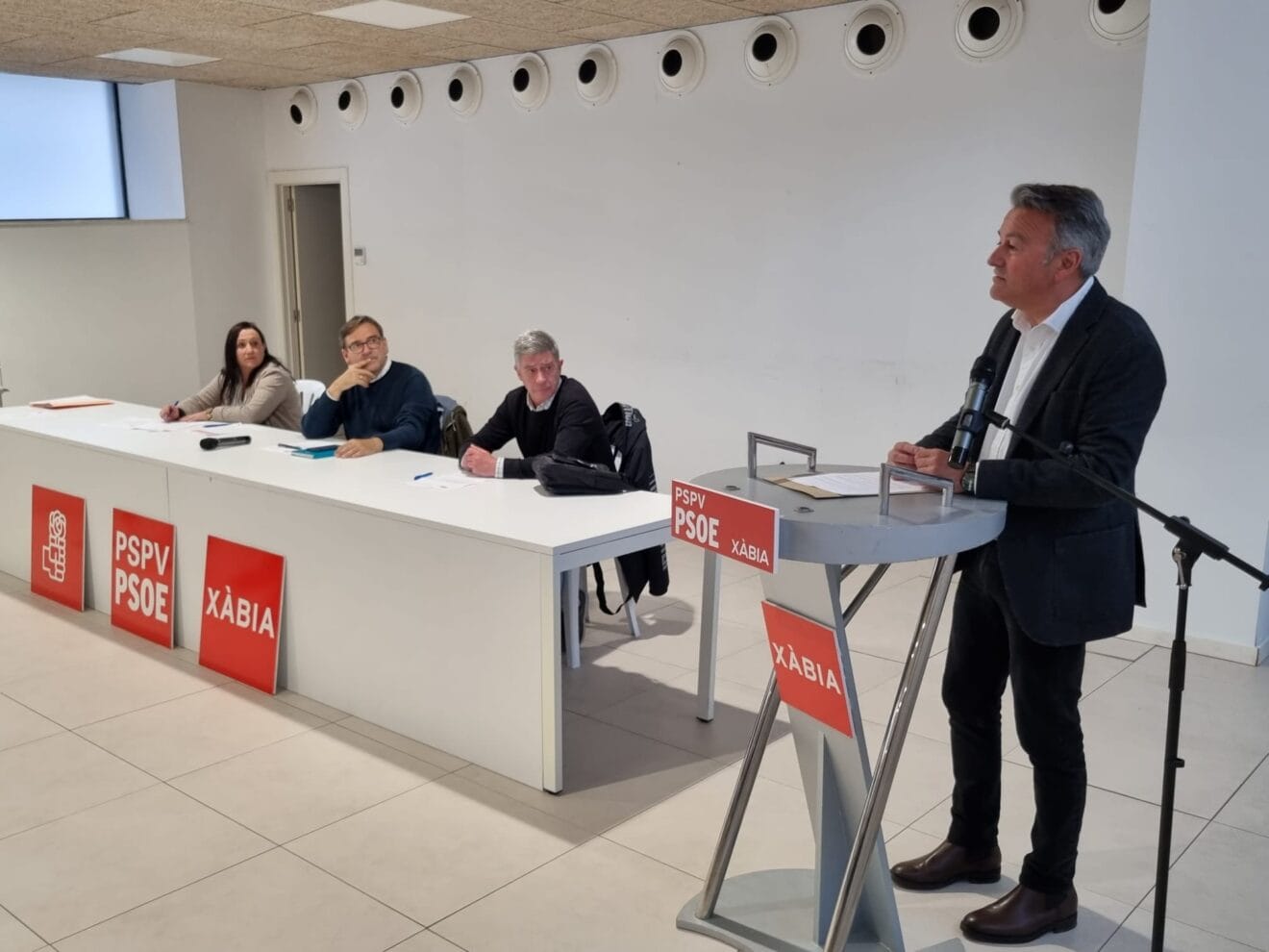José Chulvi en la Asamblea del PSOE
