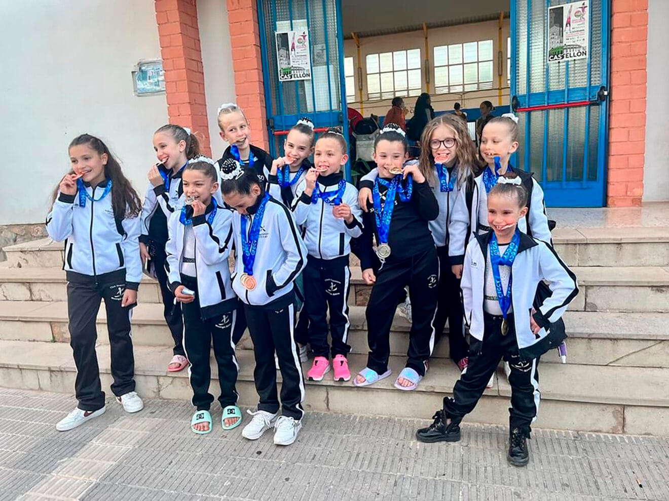 Las gimnastas del Montgó Xàbia en Castelló