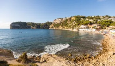 Morfología de la bahía de la cala de la Barraca