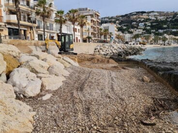 Regeneración de la playa de Marina Española