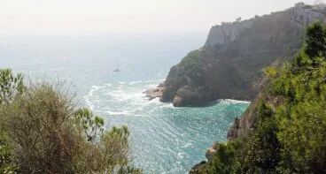Vistas a la zona sur (Cabo de la Nao) desde el Cap Negre