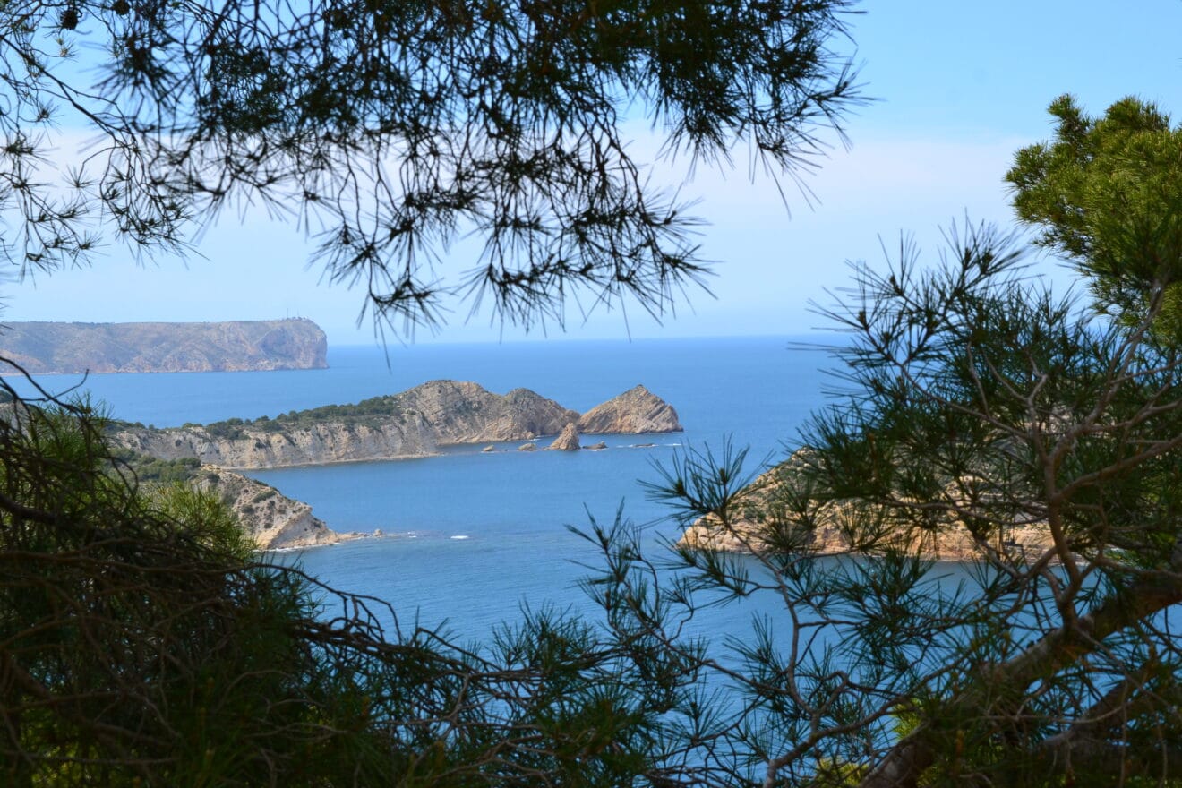Vistas de Xàbia desde el Mirador Punta del Cap Negre