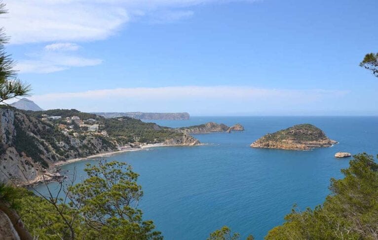 Vistas del Mirador Cap Negre de Xàbia