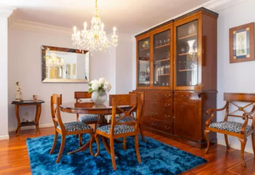 Zona de comedor del apartamento en venta en Jávea