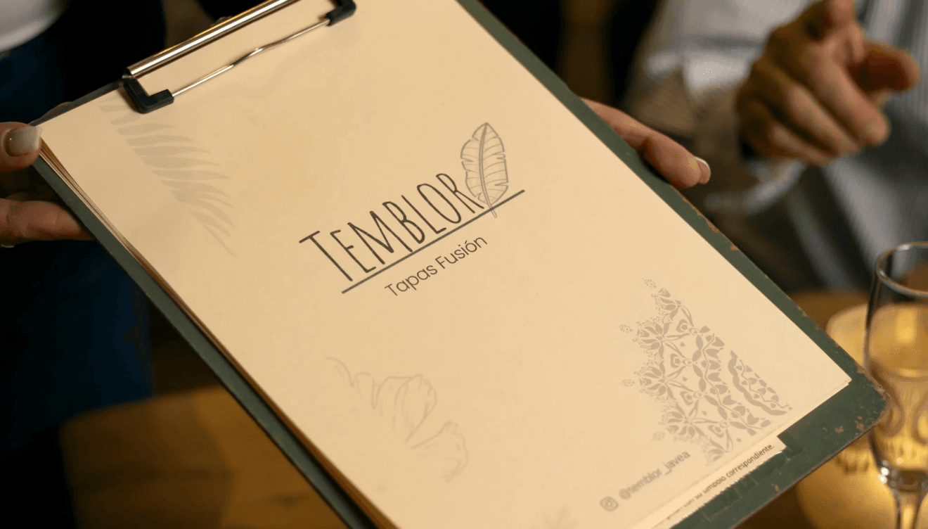 Carta Restaurante el Temblor