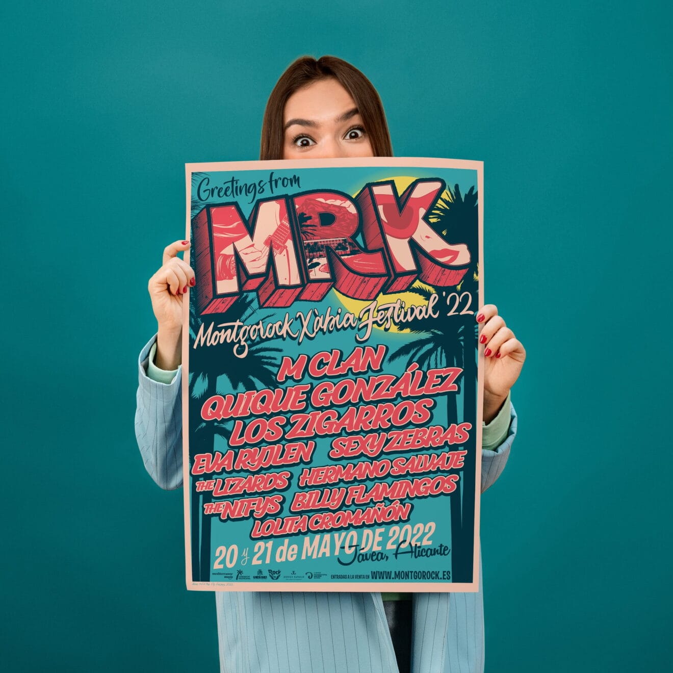 Cartel de artistas del Montgorock Xàbia Festival 2022