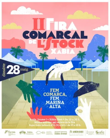 Cartel de la II Fira Comarcal de l’Stock en Xàbia