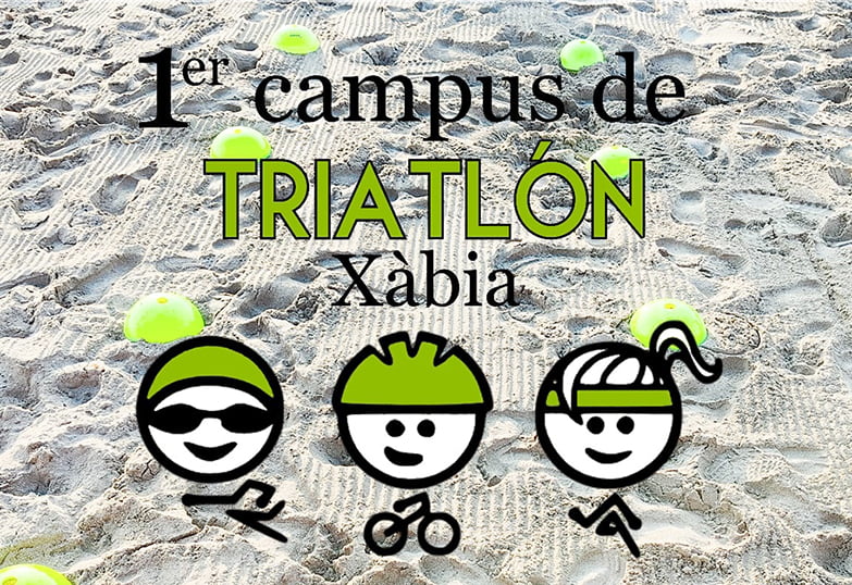 Cartel I Campus de Triatlón Xàbia