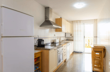 Cocina totalmente equipada del apartamento