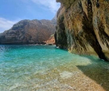 La secreta Cala Paradís en el litoral de Xàbia- Foto marinalia.es