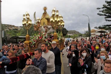 Llegada de la Virgen de Loreto al Encuentro de Jesús Nazareno