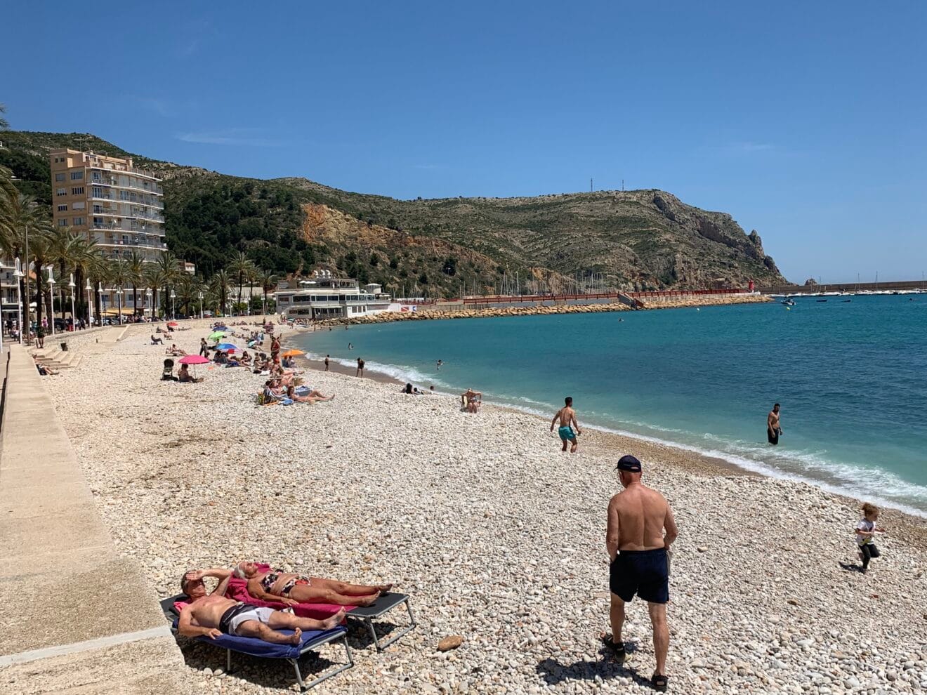 Playa de la Grava el 8 de mayo de 2022