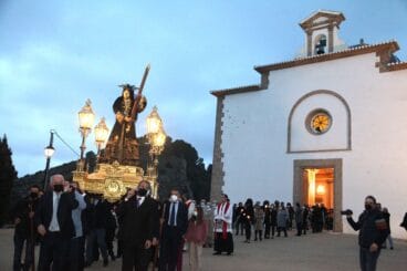 Procesión de Bajada de Jesús Nazareno en marzo de 2022