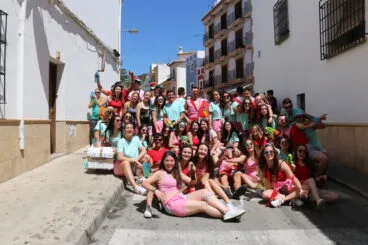 Una Quintà en el desfile