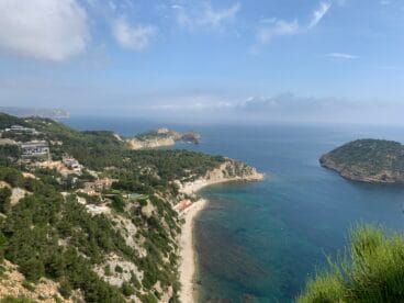 Amplia visión del litoral de Xàbia desde La Falzia
