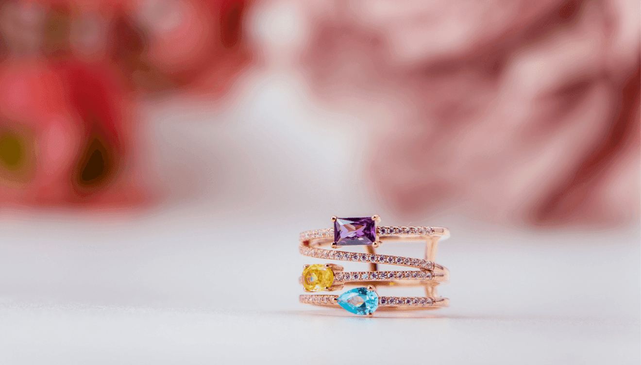Anillo Nomination Colour Wave Piedras De Colores - Joyeros Montenegro