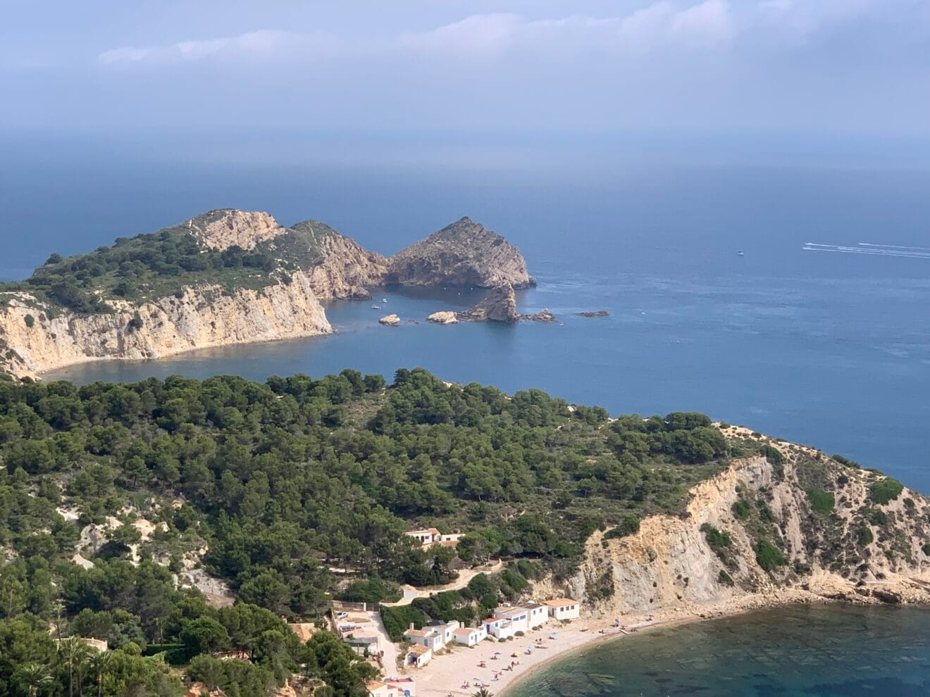 Cap Prim visto desde el mirador de la Falzia