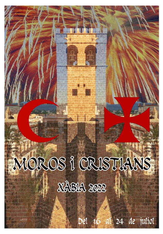 Imagen: Cartel Moros i Cristians, Xàbia 2022