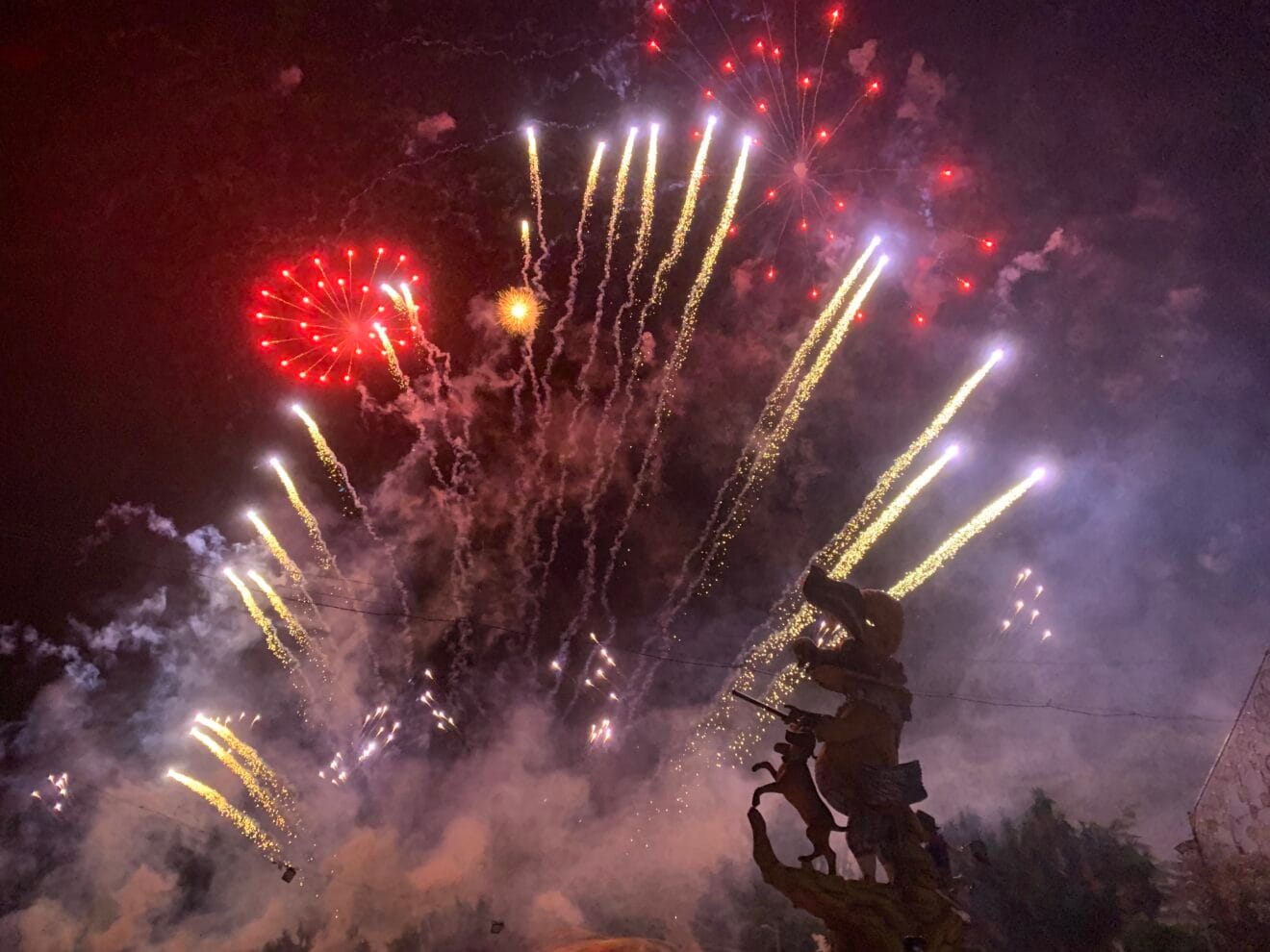 Castillo de fuegos artificiales Fogueres Xàbia 2022