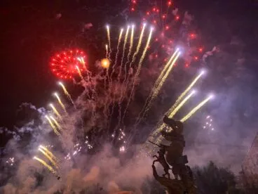 Castillo de fuegos artificiales Fogueres Xàbia 2022