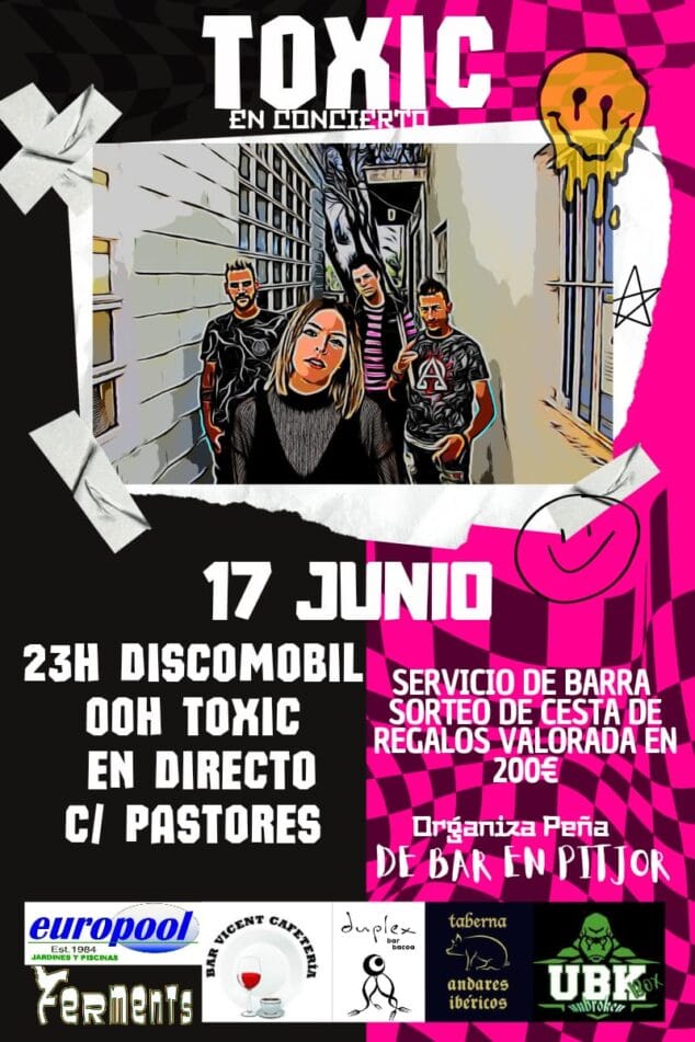 Imagen: Concierto de Toxic en Fogueres Xàbia 2022