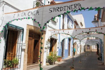 Decoración del Carrer Sant Cristòfol