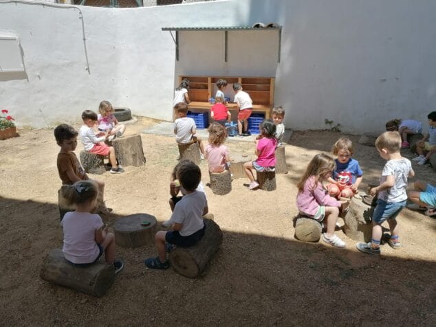 Imagen: El pequeño bosque del CEIP Graüll