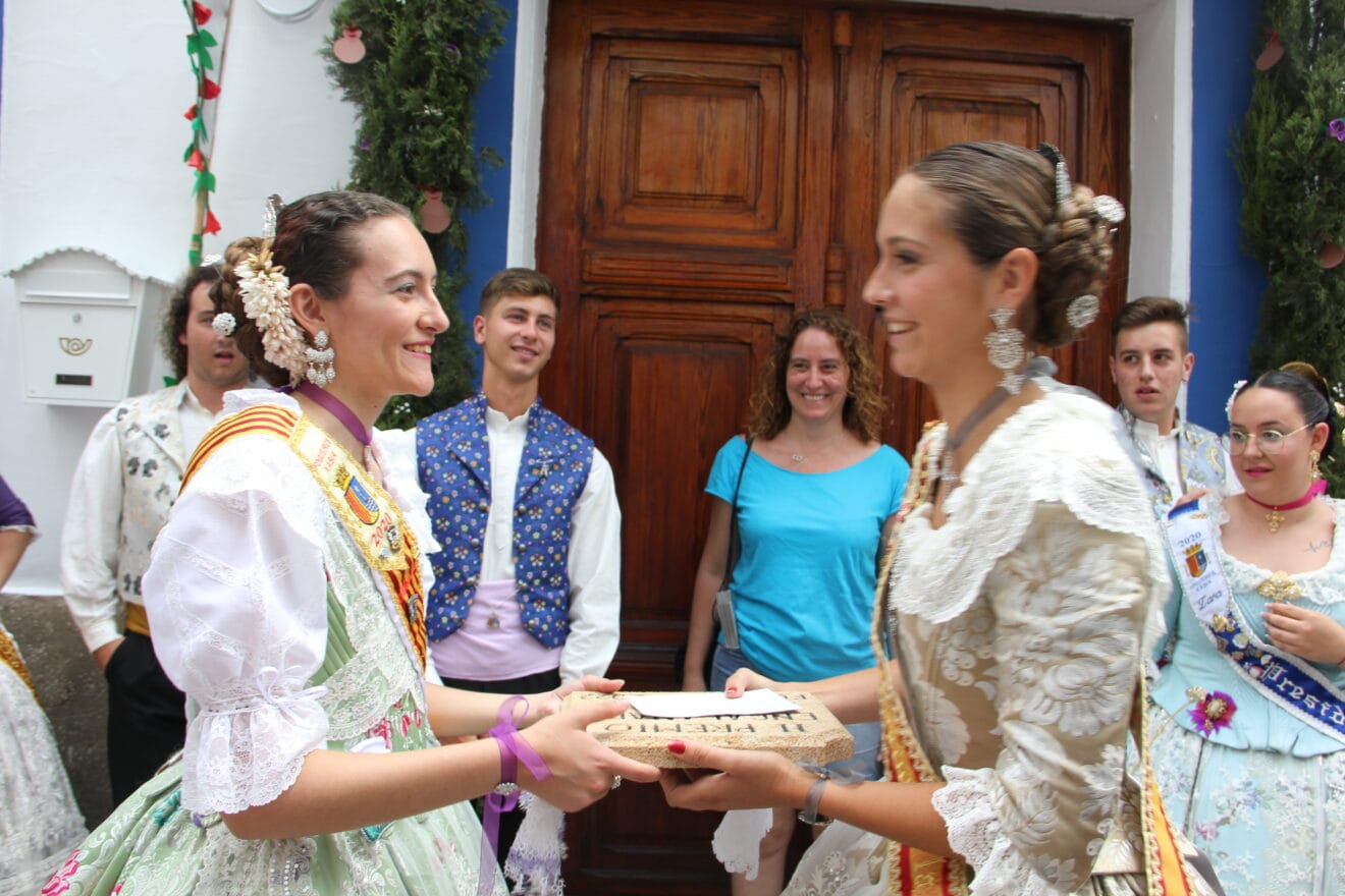 Entrega del premio a la Calle Sant Cristòfol
