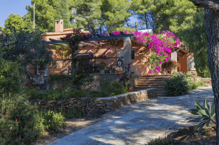Fachada de la vivienda