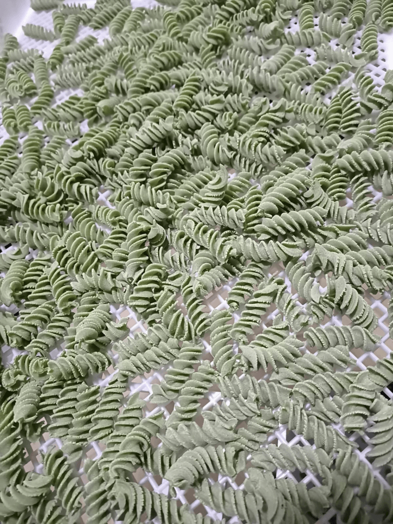Helices de pasta artesanal en este restaurante de Jávea
