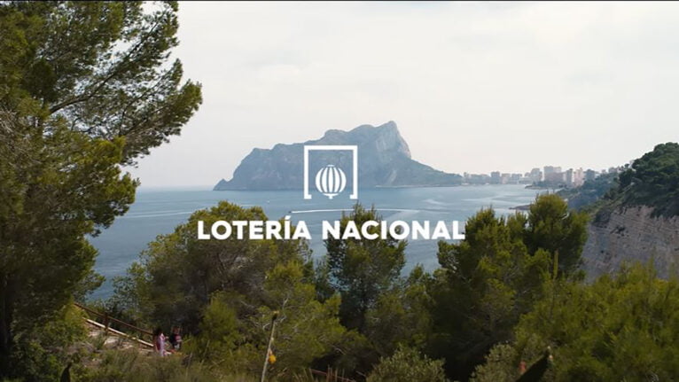 Imagen final del anuncio del sorteo de vacaciones de Lotería Nacional