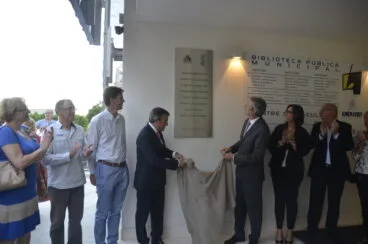 Inauguración de la Biblioteca de Duanes en 2013. Foto AMX