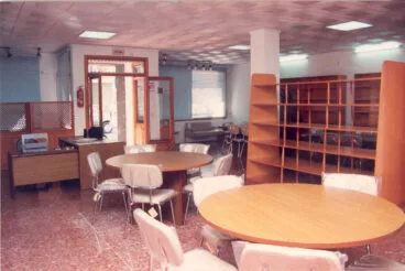 Inauguración de la Sala de lectura en 1992. Foto AMX
