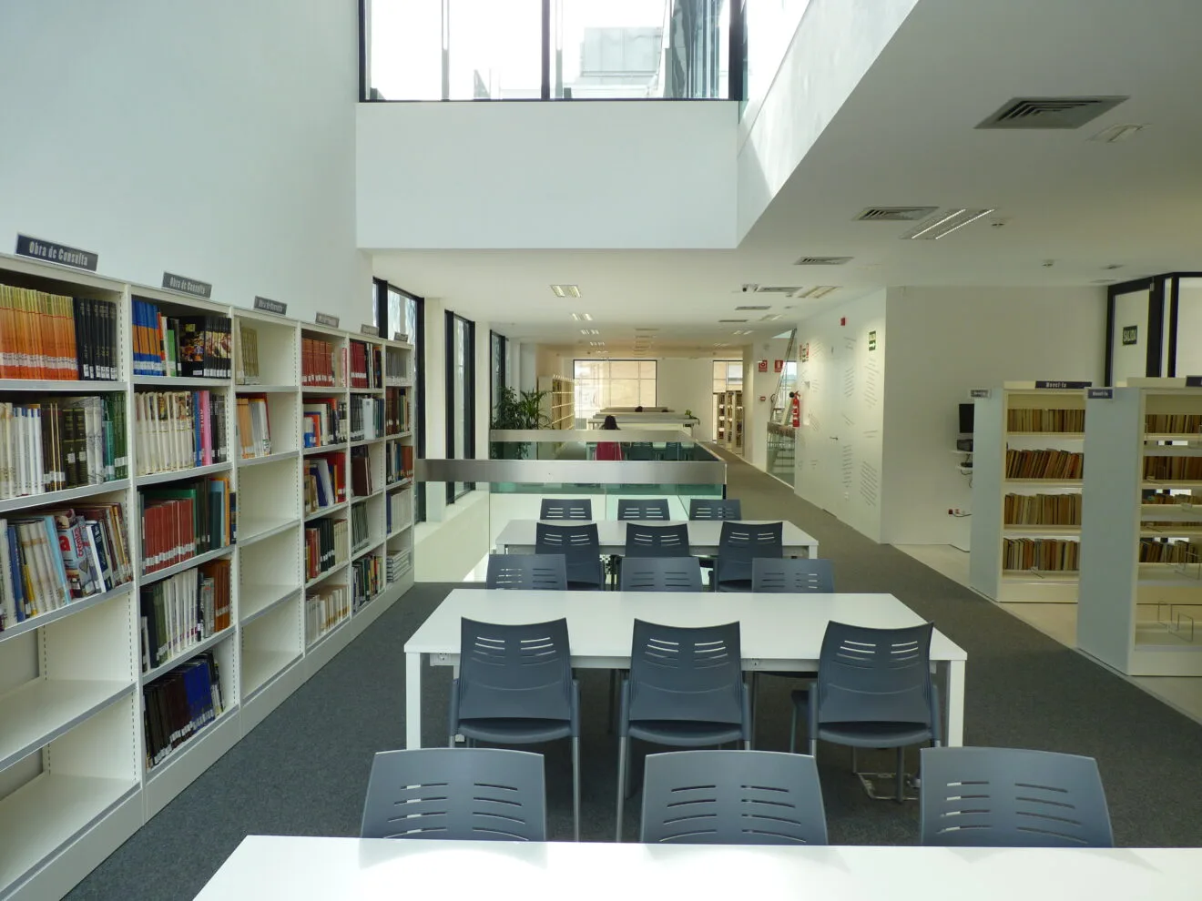 Instalaciones del interior de la Biblioteca de Duanes de la Mar. Foto AMX