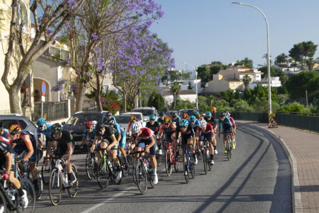 Imagen: Los ciclistas durante la prueba