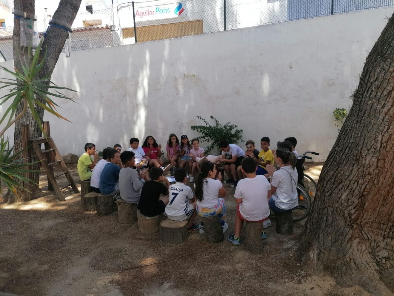 Nuevo espacio en el patio del CEIP Graüll