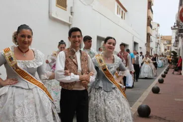Quintos en el pasacalle de Sectores-Fogueres Xàbia 2022