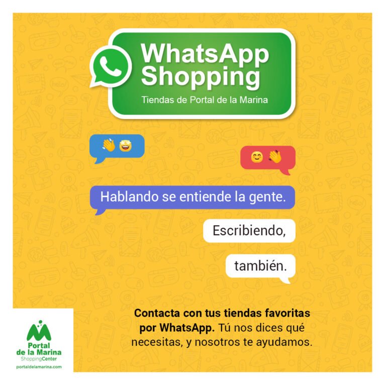 Portal de la Marina estrena WhatsApp Shopping