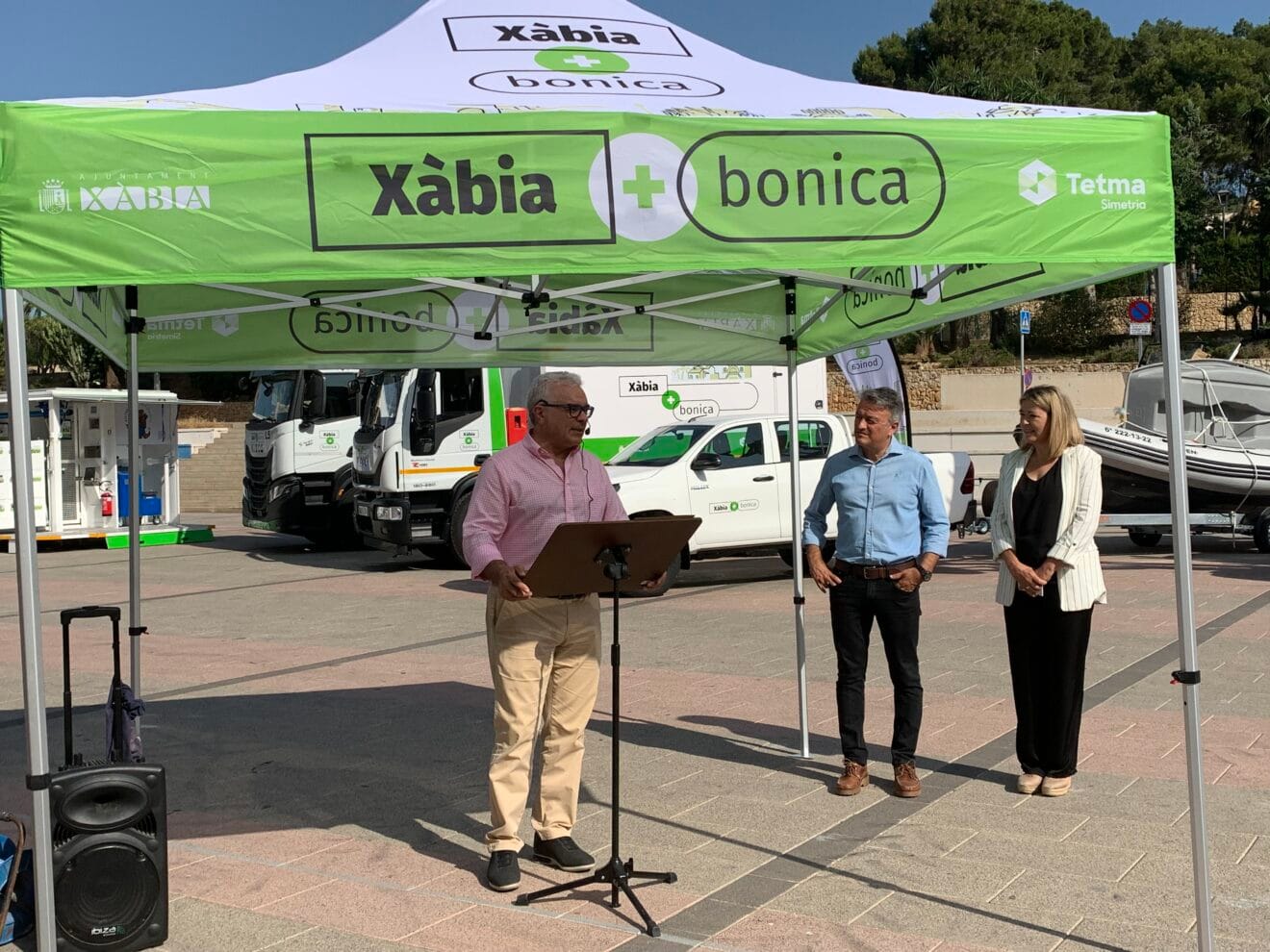 Presentación de la flota de vehículos y nuevos servicios de limpieza de Tetma