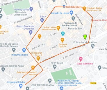 Restricción tráfico y estacionamiento Nit de Focs