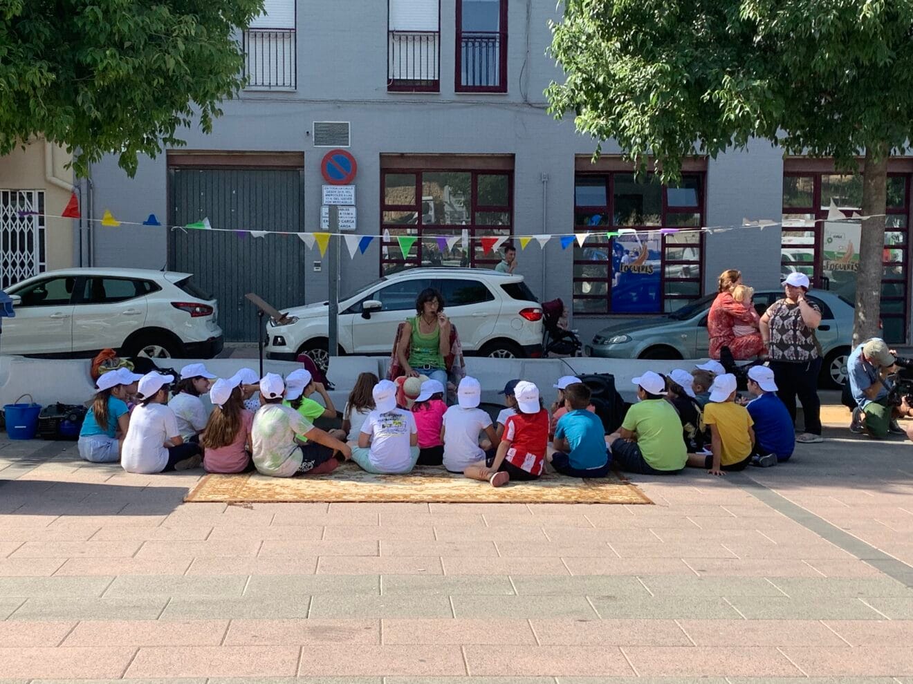 Taller de reciclaje con los escolares