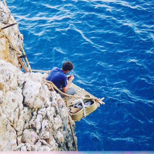 Antiguo método de pesca en Les Pesqueres de Xàbia