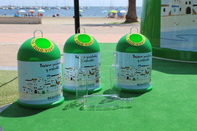Campaña de reciclaje de vidrio 'Bandera Verde'