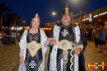 Capitanes de 2022 de la Filà Ballesters, Florencio Mata y Rosa Torres